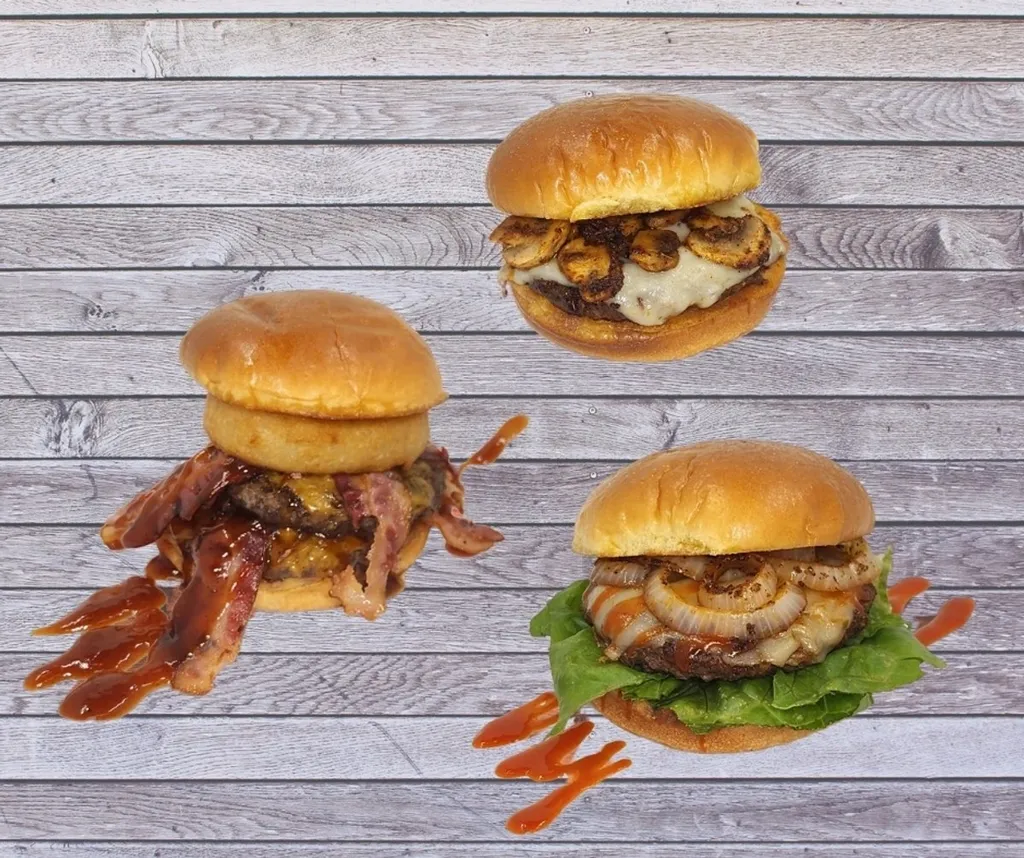 Fresh Burgers at Our Cajun Seafood Restaurant at The Catch
