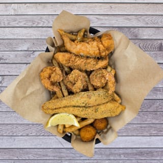 Jumbo Shrimp (6), Catfish (1) & Tenders (2) Combo