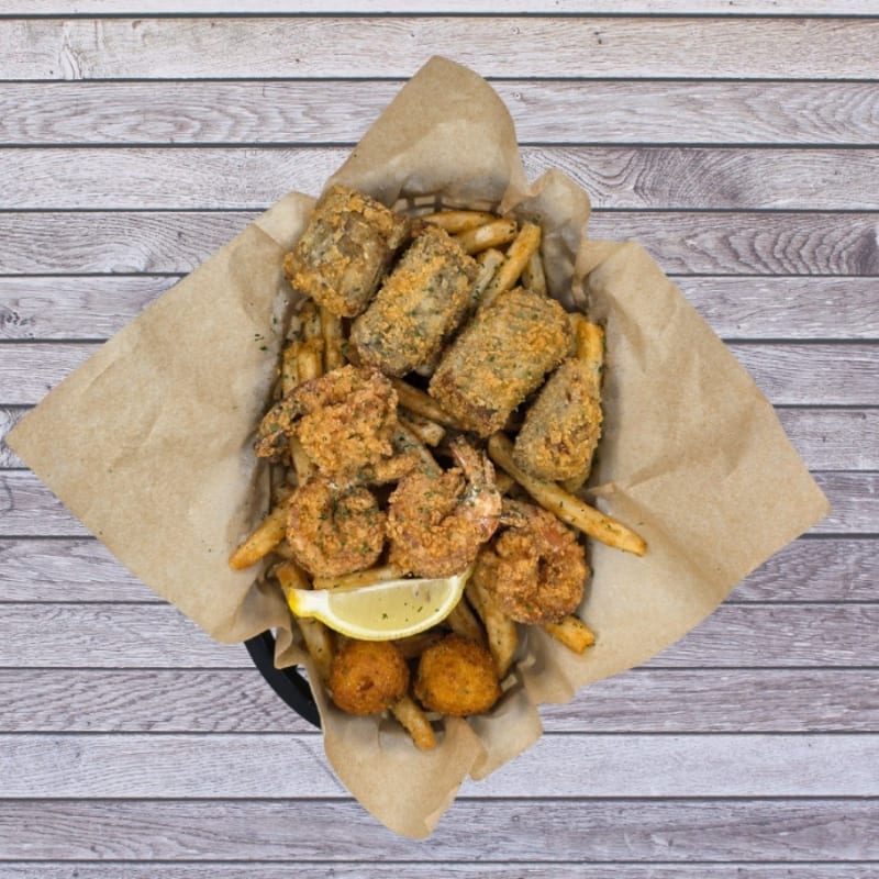Jumbo Shrimp (4) & Boudin Balls (8) Combo.